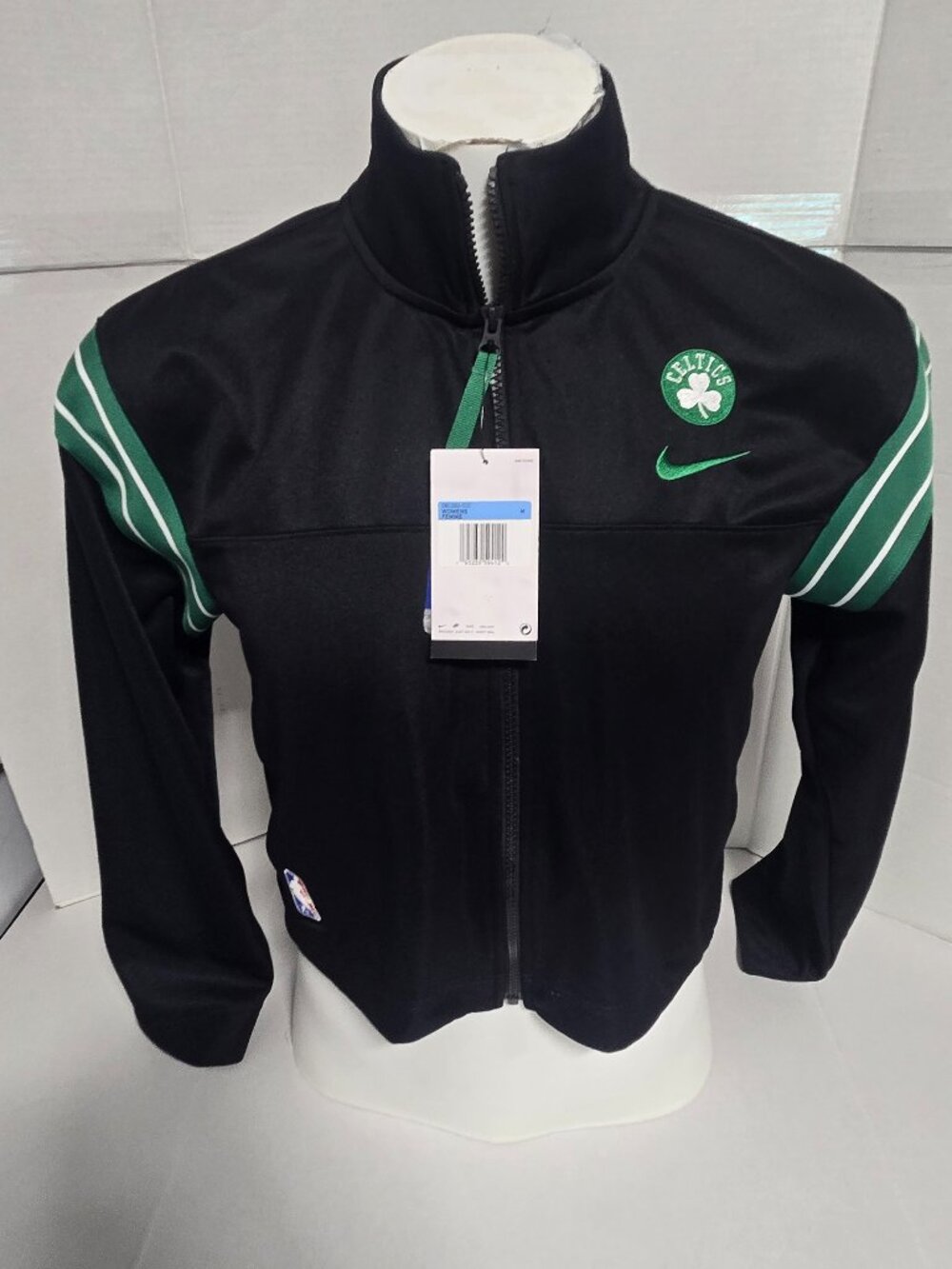 Nike Boston Celtics NBA 75th Anniversary Full Zip Track Jacket NWT Women's Med
